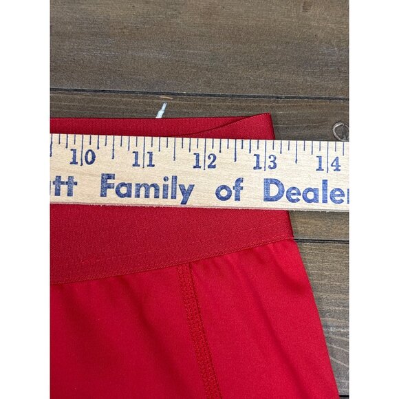 Adidas Womens Aeroready Red Compression Shorts Size M - Picture 6 of 6